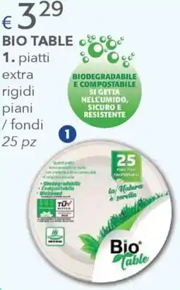 Acqua & Sapone BIO TABLE piatti extra rigidi piani/fondi offerta