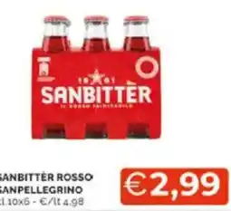 Mercatò Sanbitter rosso sanpellegrino offerta