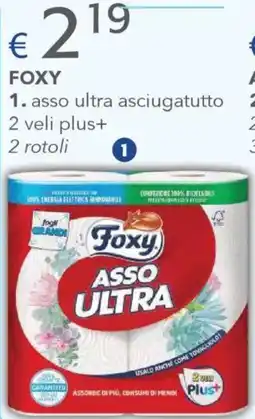 Acqua & Sapone FOXY asso ultra asciugatutto 2 veli plus+ offerta