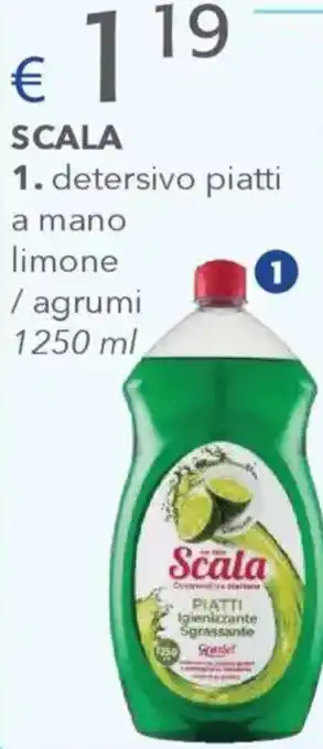 Acqua & Sapone SCALA detersivo piatti a mano limone / agrumi offerta