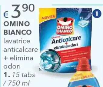 Acqua & Sapone OMINO BIANCO lavatrice anticalcare + elimina odori offerta