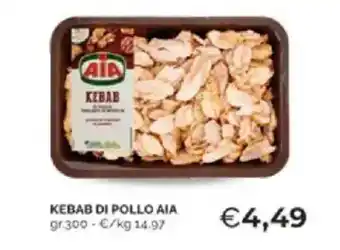 Mercatò Kebab di pollo AIA offerta