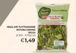 Mercatò Insalate tutteinsieme natura chiama selex offerta