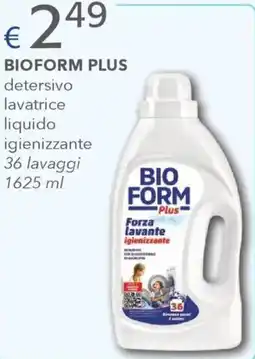 Acqua & Sapone BIOFORM PLUS detersivo lavatrice liquido igienizzante offerta