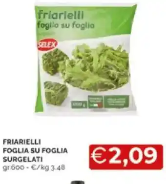 Mercatò Friarielli foglia su foglia surgelati offerta