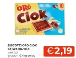 Mercatò Biscotti oro ciok saiwa x8/x10 offerta