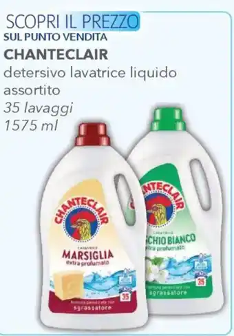 Acqua & Sapone CHANTECLAIR detersivo lavatrice liquido assortito offerta