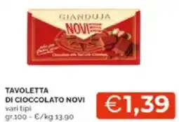 Mercatò Tavoletta di cioccolato novi offerta