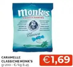 Mercatò Caramelle classiche monk's offerta