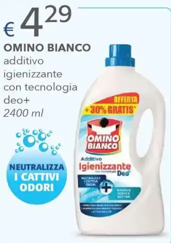 Acqua & Sapone OMINO BIANCO additivo igienizzante con tecnologia deo+ offerta