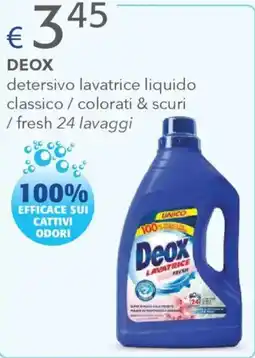 Acqua & Sapone DEOX detersivo lavatrice liquido classico / colorati & scuri /fresh offerta