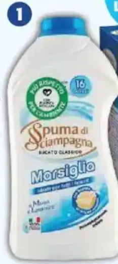 Acqua & Sapone Spuma di Sciampagna detersivo bucato liquido marsiglia /fresco pulito offerta