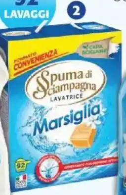 Acqua & Sapone Spuma di Sciampagna detersivo lavatrice in polvere offerta