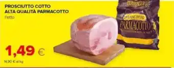 Tigre Prosciutto cotto alta qualità PARMACOTTO offerta