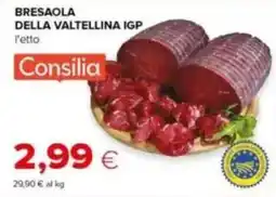 Tigre Consilia bresaola della valtellina igp offerta