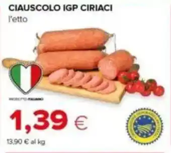 Tigre Ciauscolo igp ciriaci offerta