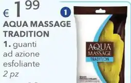 Acqua & Sapone AQUA MASSAGE TRADITION guanti ad azione esfoliante offerta