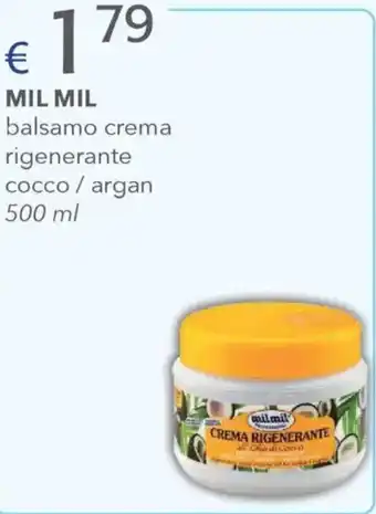 Acqua & Sapone MIL MIL balsamo crema rigenerante cocco / argan offerta