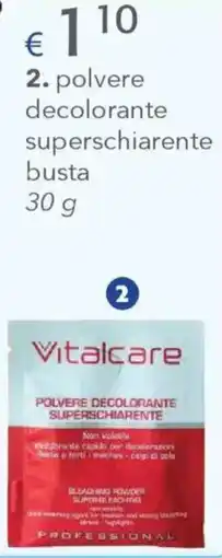 Acqua & Sapone Vitalcare polvere decolorante superschiarente busta offerta