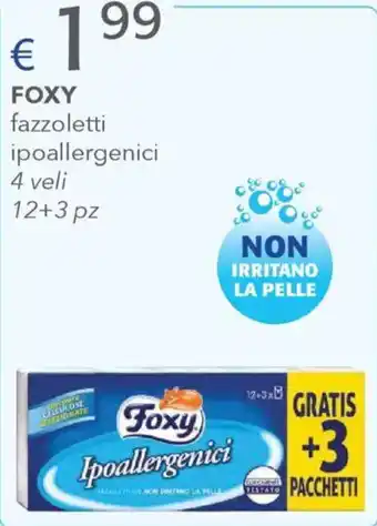 Acqua & Sapone FOXY fazzoletti ipoallergenici offerta