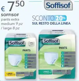 Acqua & Sapone SOFFISOF pants extra medium 9 pz /large 8 pz offerta