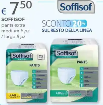 Acqua & Sapone SOFFISOF pants extra medium 9 pz /large 8 pz offerta