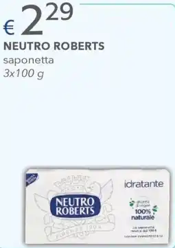 Acqua & Sapone NEUTRO ROBERTS saponetta offerta