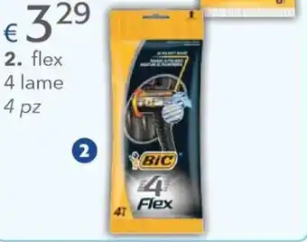 Acqua & Sapone BIC flex 4 lame offerta