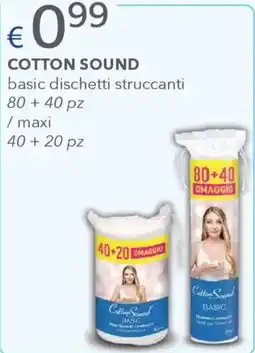 Acqua & Sapone COTTON SOUND basic dischetti struccanti offerta