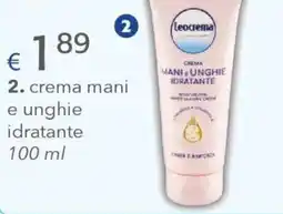 Acqua & Sapone LEOCREMA crema mani e unghie idratante offerta