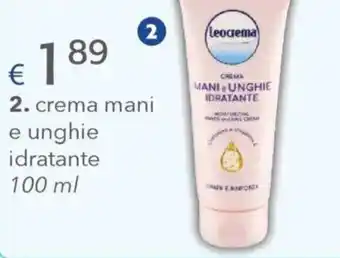 Acqua & Sapone LEOCREMA crema mani e unghie idratante offerta