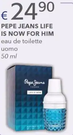 Acqua & Sapone PEPE JEANS LIFE IS NOW FOR HIM eau de toilette uomo offerta