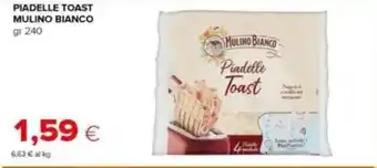 Tigre Piadelle toast mulino bianco offerta