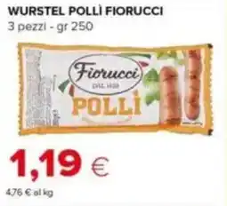 Tigre Wurstel pollì FIORUCCI offerta