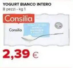 Tigre Consilia yogurt bianco intero offerta