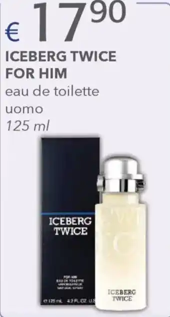 Acqua & Sapone ICEBERG TWICE FOR HIM eau de toilette uomo offerta