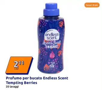 Action Profumo per bucato Endless Scent Tempting Berries offerta