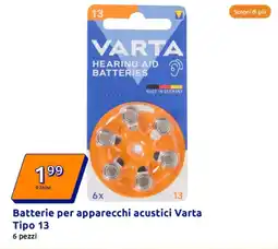 Action Batterie per apparecchi acustici Varta Tipo 13 offerta