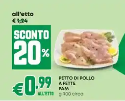 Pam Petto di pollo a fette PAM offerta