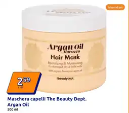 Action Maschera capelli The Beauty Dept. Argan Oil offerta