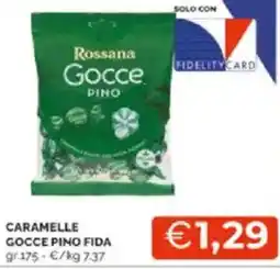 Mercatò Caramelle gocce pino fida offerta