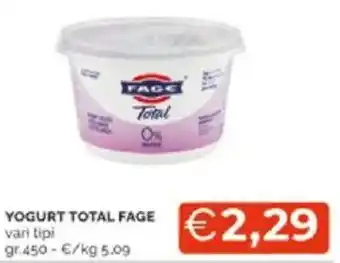 Mercatò Yogurt total fage vari tipi offerta