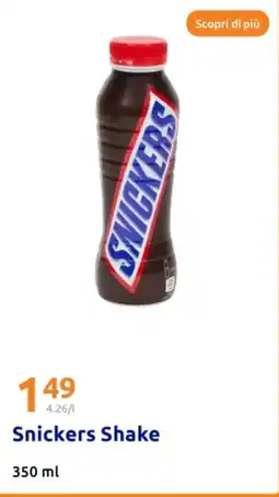 Action Snickers Shake offerta