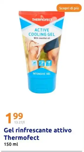 Action Gel rinfrescante attivo Thermofect offerta