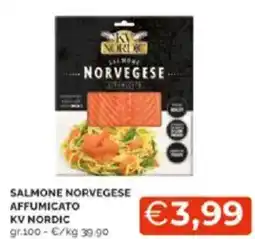 Mercatò Salmone norvegese affumicato kv nordic offerta