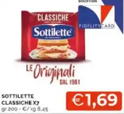 Mercatò Sottilette classiche offerta