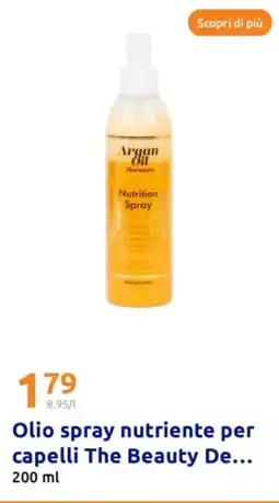 Action Olio spray nutriente per capelli The Beauty De offerta