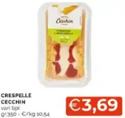 Mercatò Crespelle cecchin vari tipi offerta