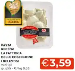 Mercatò Pasta ripiena la fattoria delle cose buone i deliziosi offerta