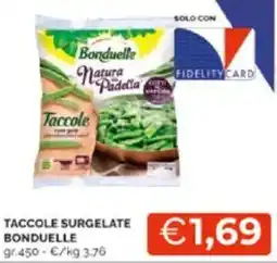 Mercatò Taccole surgelate bonduelle offerta